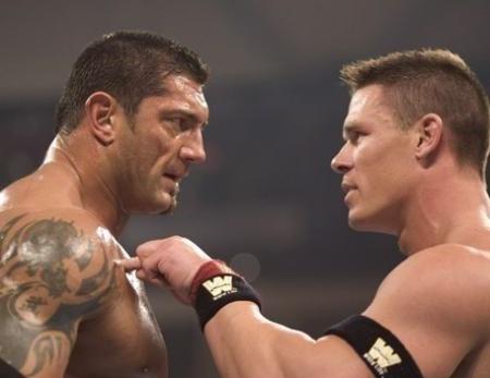 WWE SUPERSTAR BATISTA ET JOHN CENA