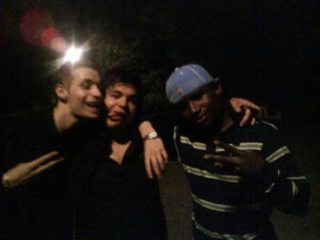hugo , agnour et moi a courtille 